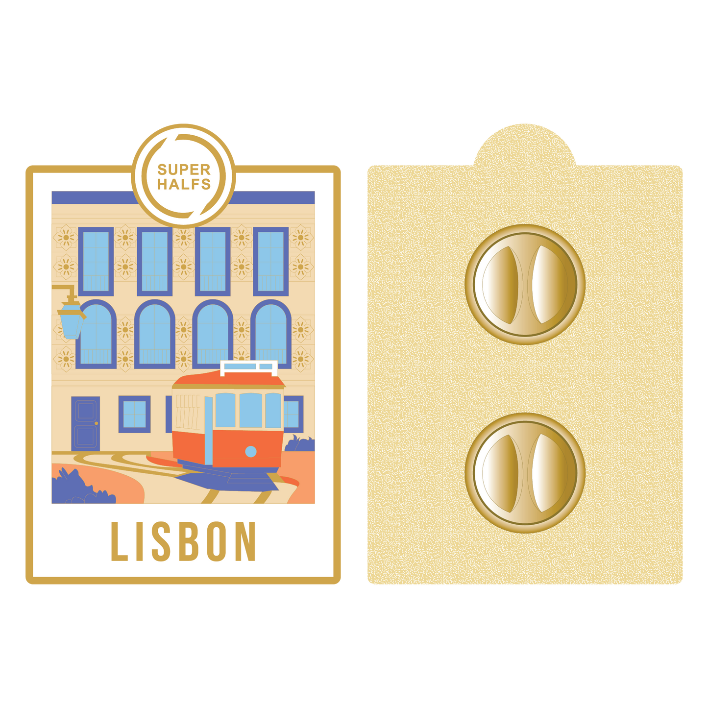 LISBON METALL PIN