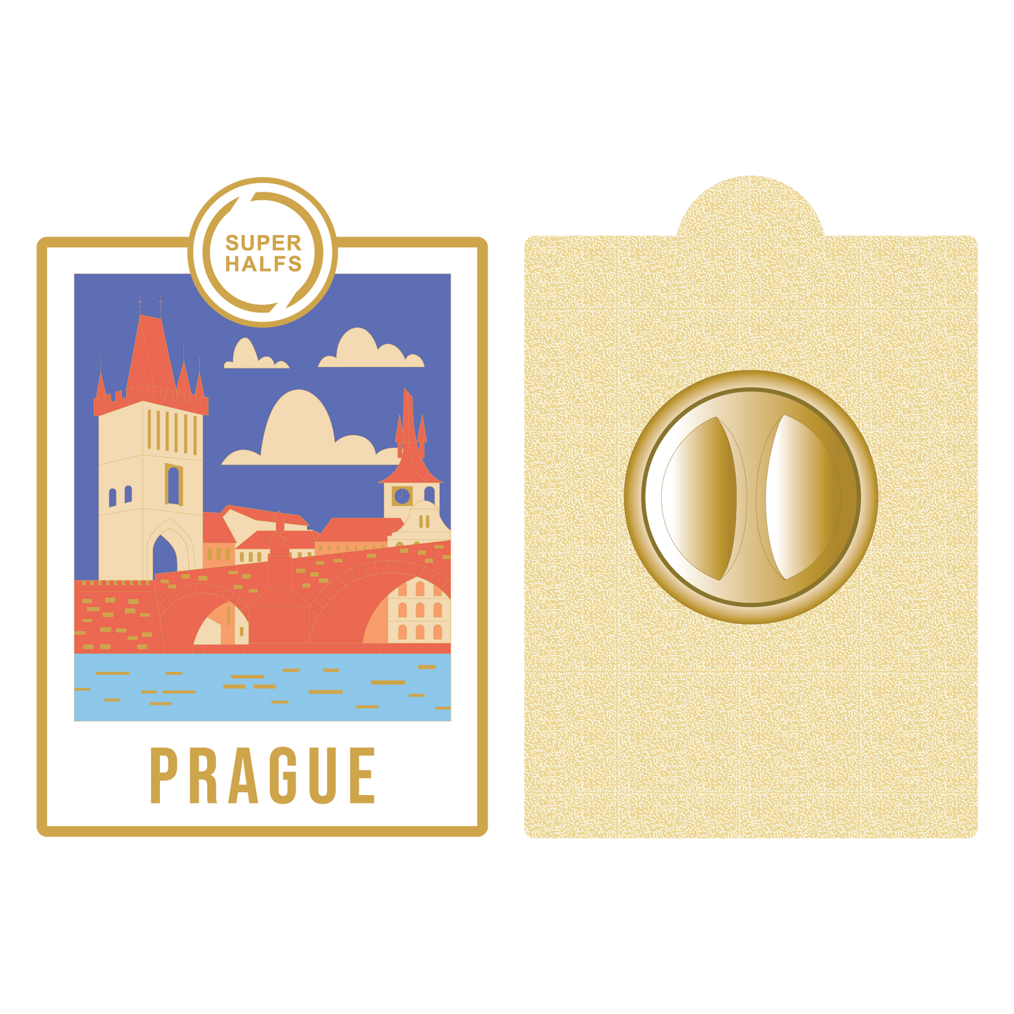 PRAGUE METALL PIN