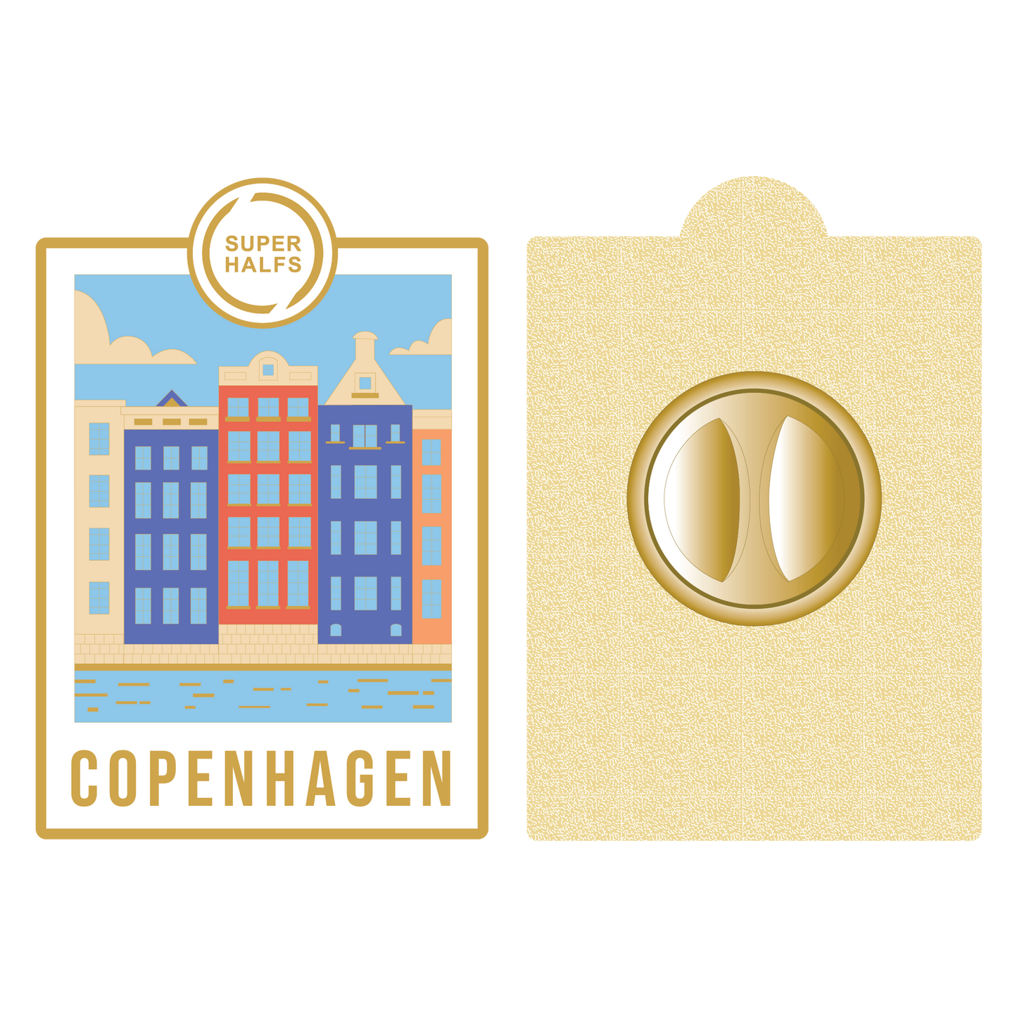 COPENHAGEN METALL PIN LARGE