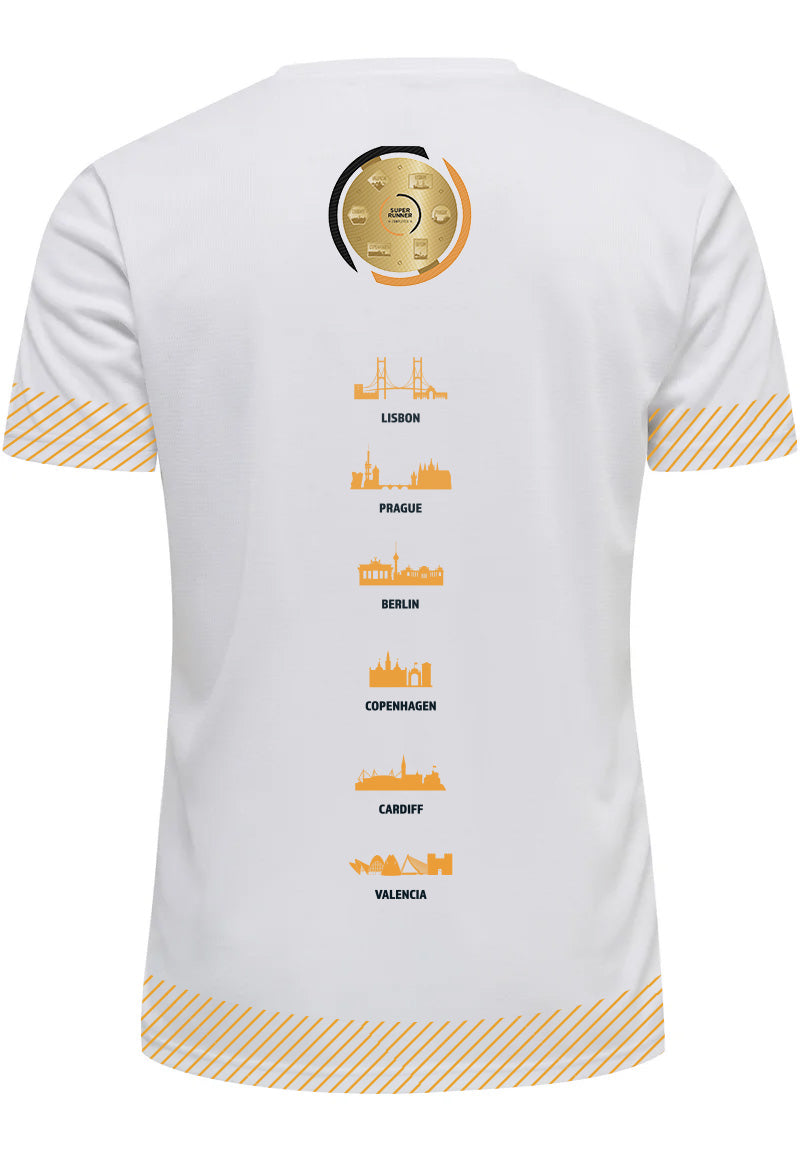 TECHNICAL RUNNING SUPERRUNNERS T-SHIRT WOMEN/ WHITE