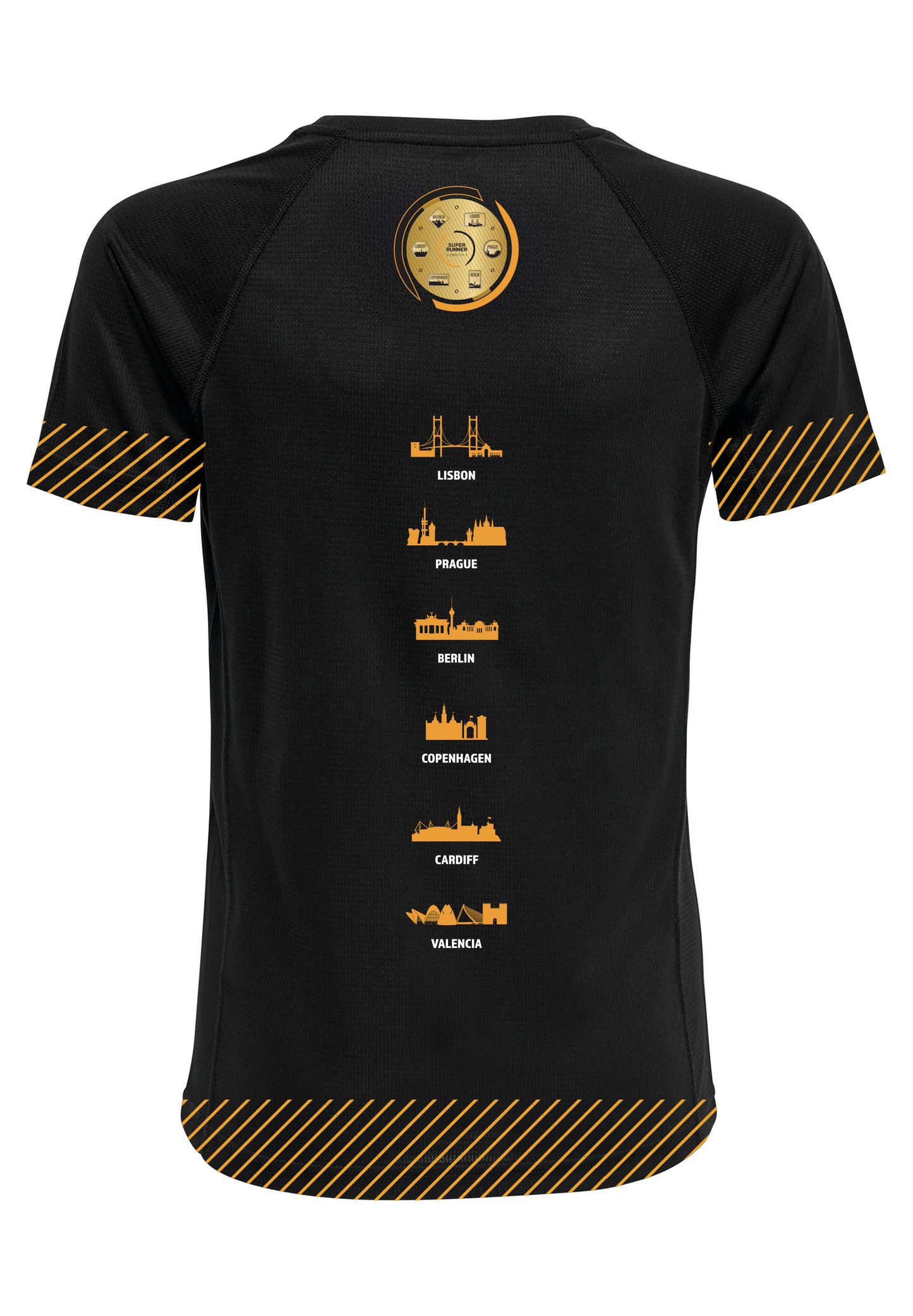 TECHNICAL RUNNING SUPERRUNNERS T-SHIRT MEN / Black
